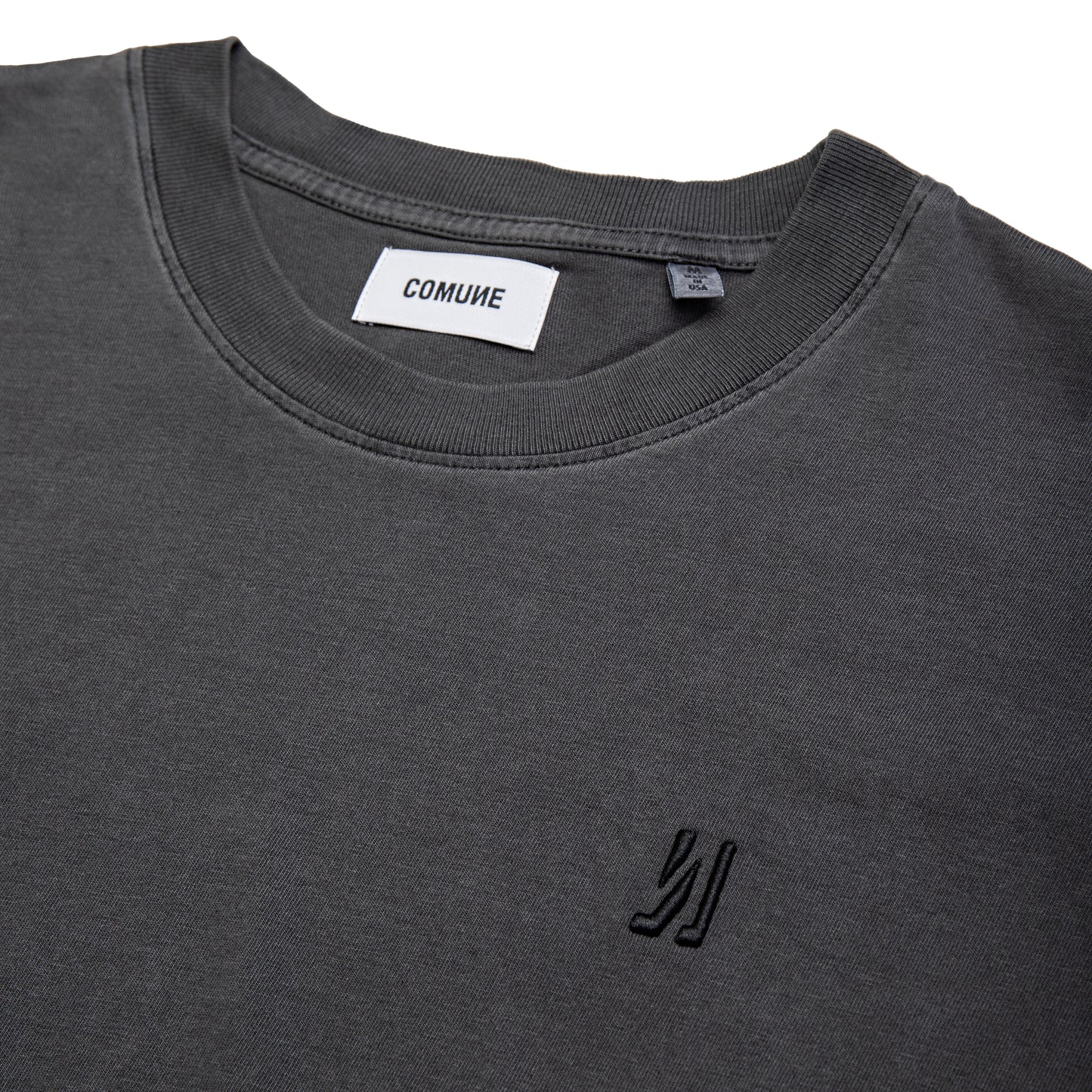 COMUNE RYDER OVERSIZED TEE | Faded Black