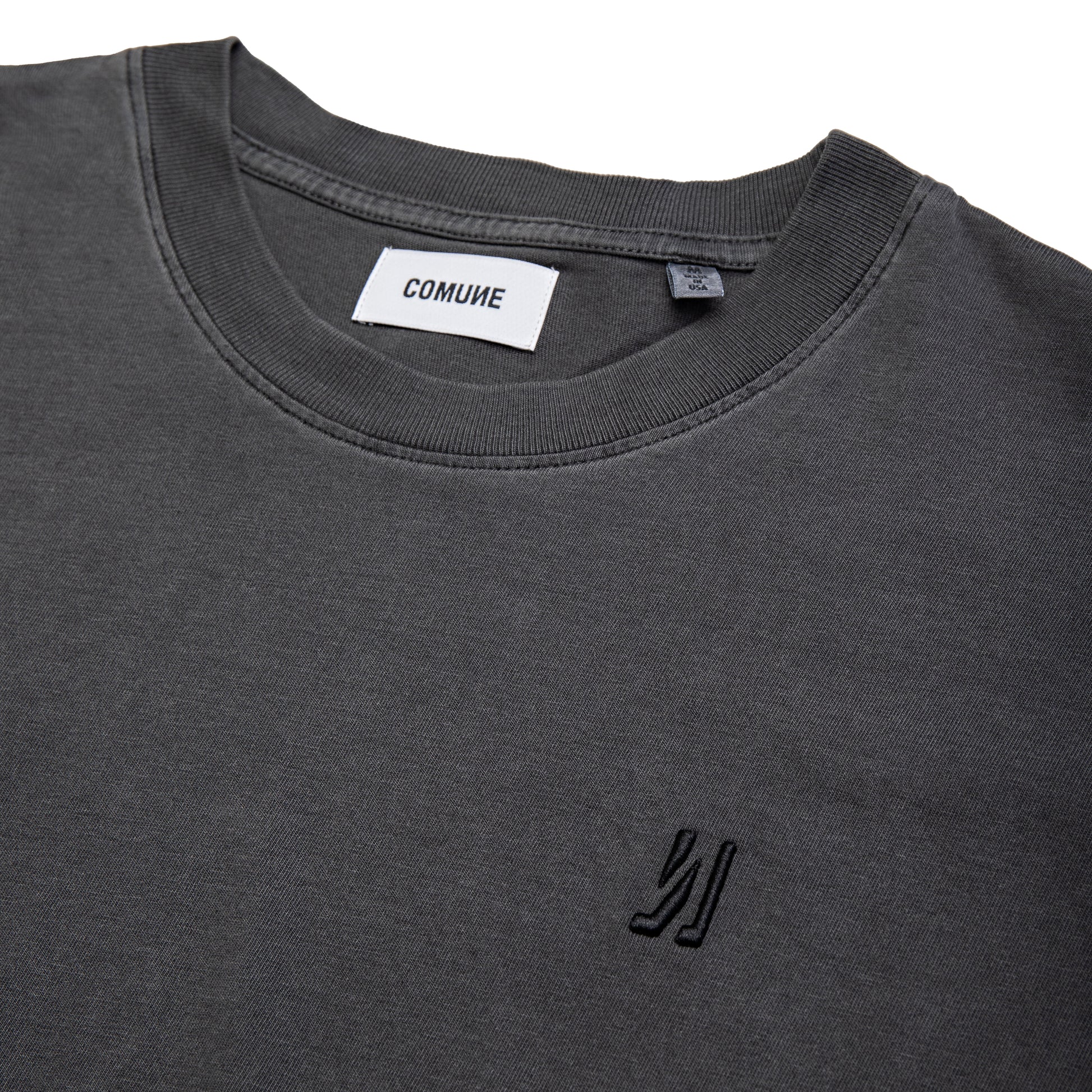 COMUNE RYDER OVERSIZED TEE | Faded Black