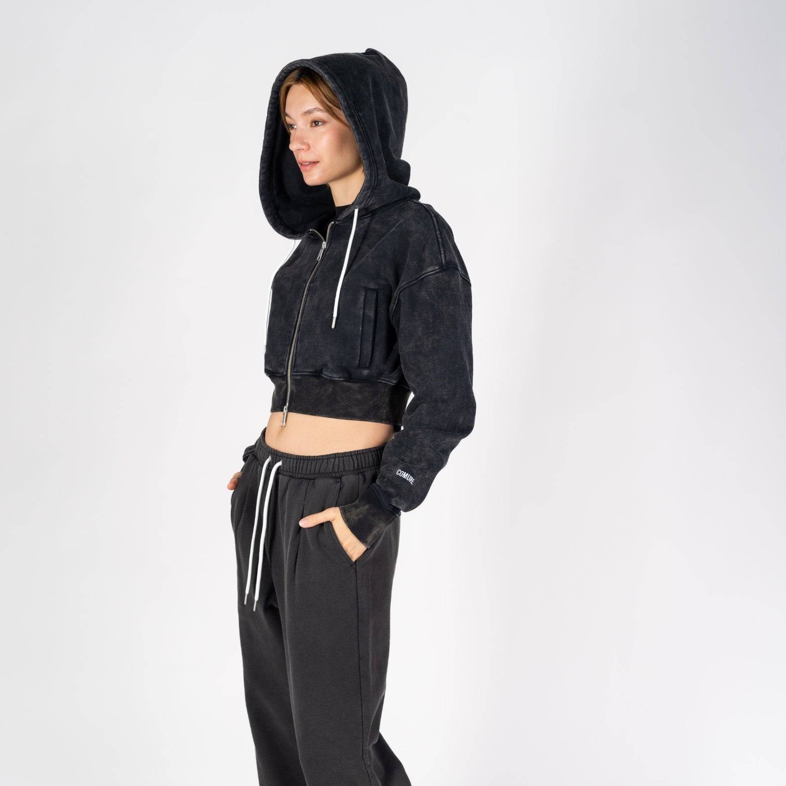 Nikki Hoodie | M Faded Black