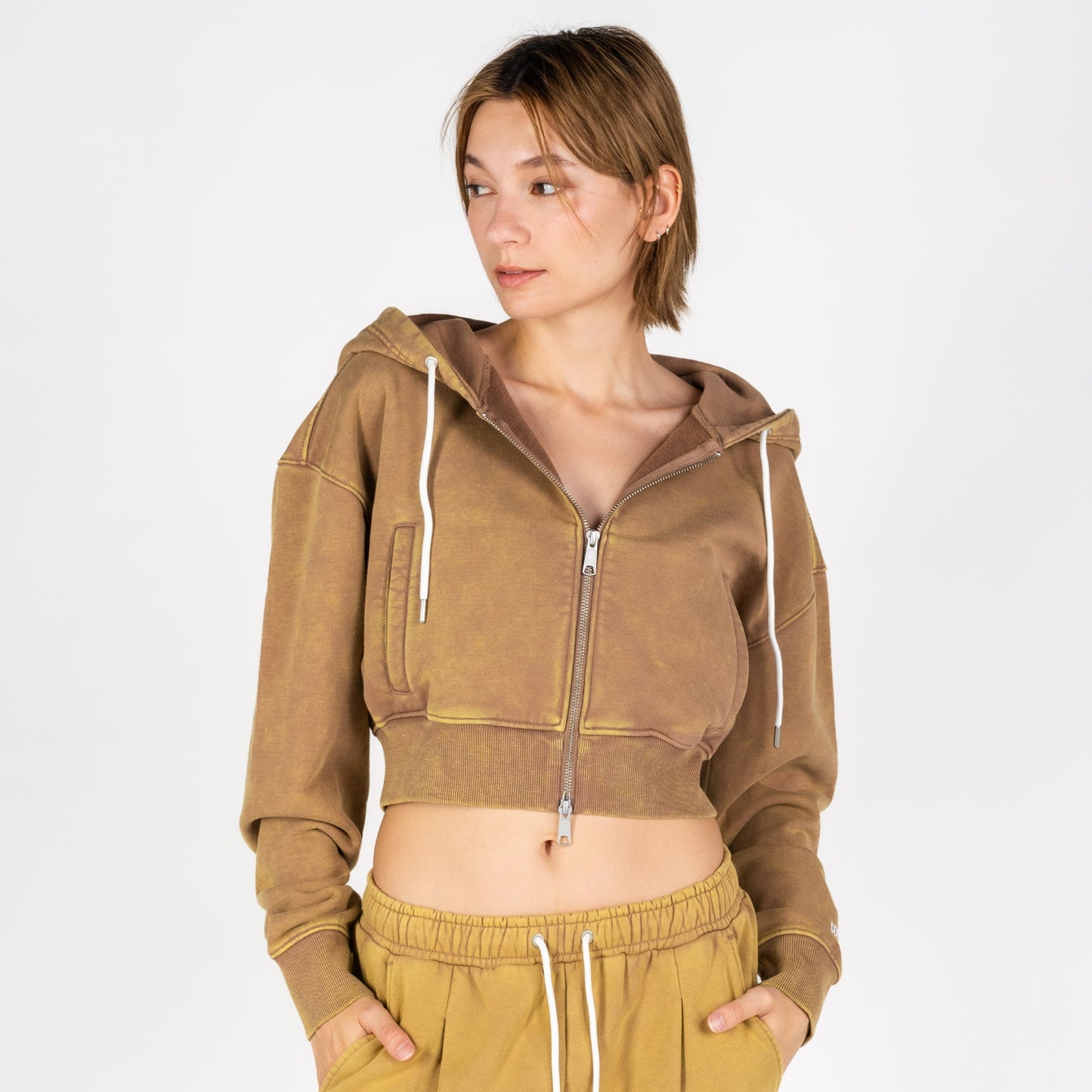 Nikki Hoodie | M Faded Mocha Mousse