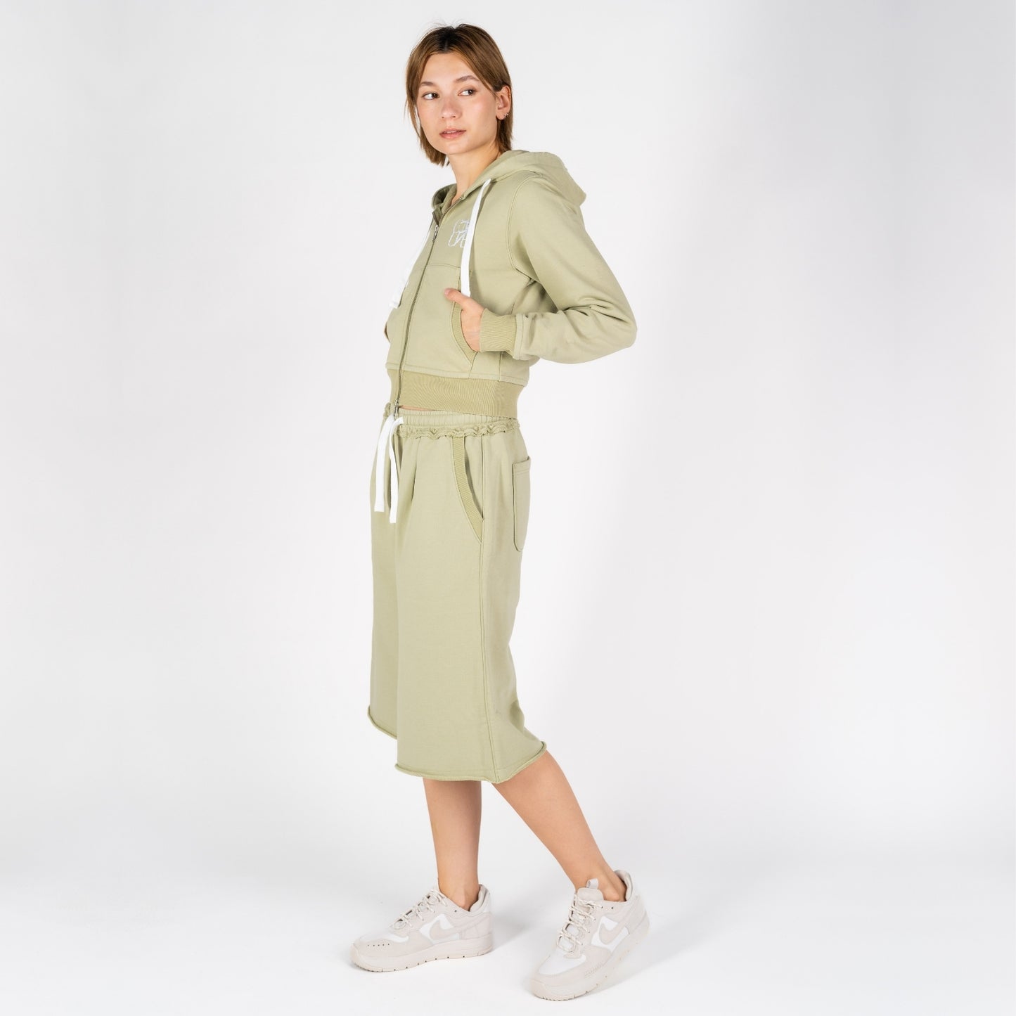 Kyoto Jorts | W Vintage Sage