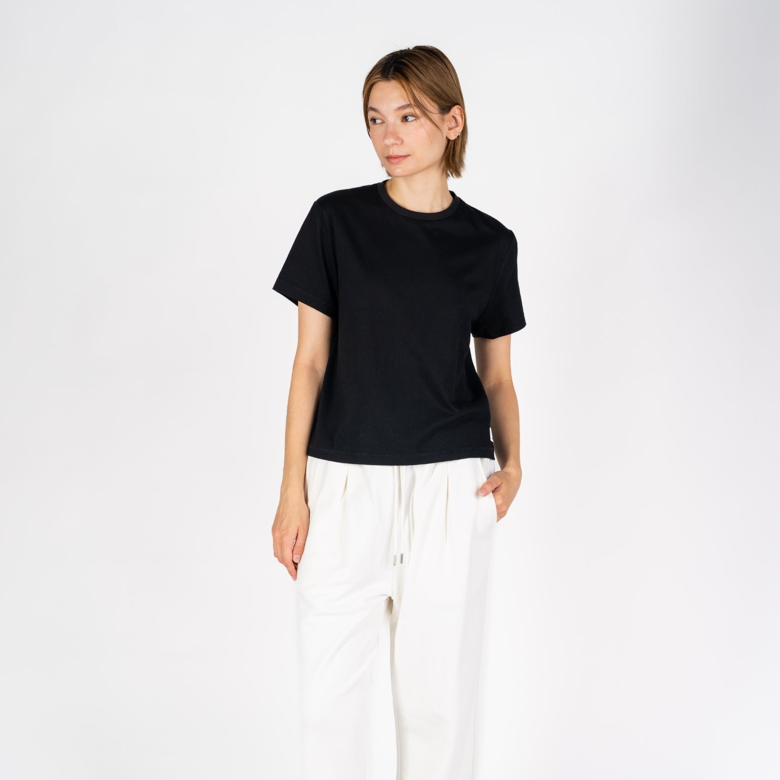 Sunset Boxy Crew | Black