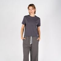 Sunset Boxy Crew | Dark Gray