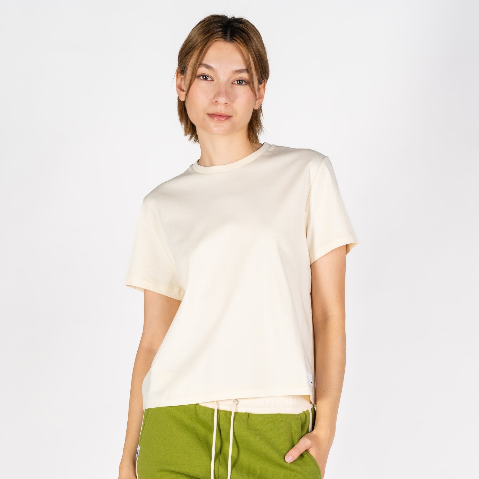 Sunset Boxy Crew | Eggshell