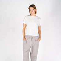 Sunset Boxy Crew | White