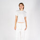 Sunset Crop | White