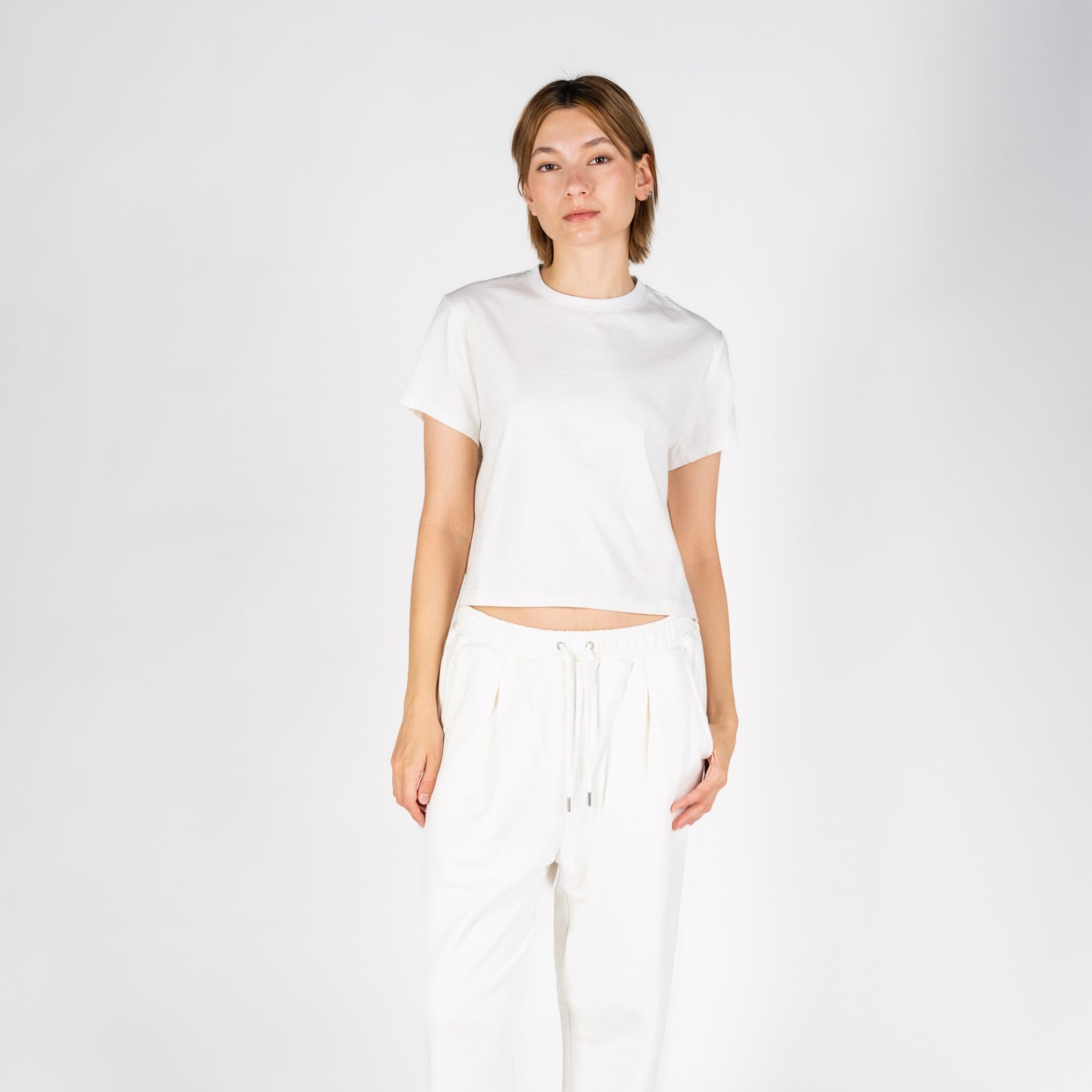 Sunset Crop | White