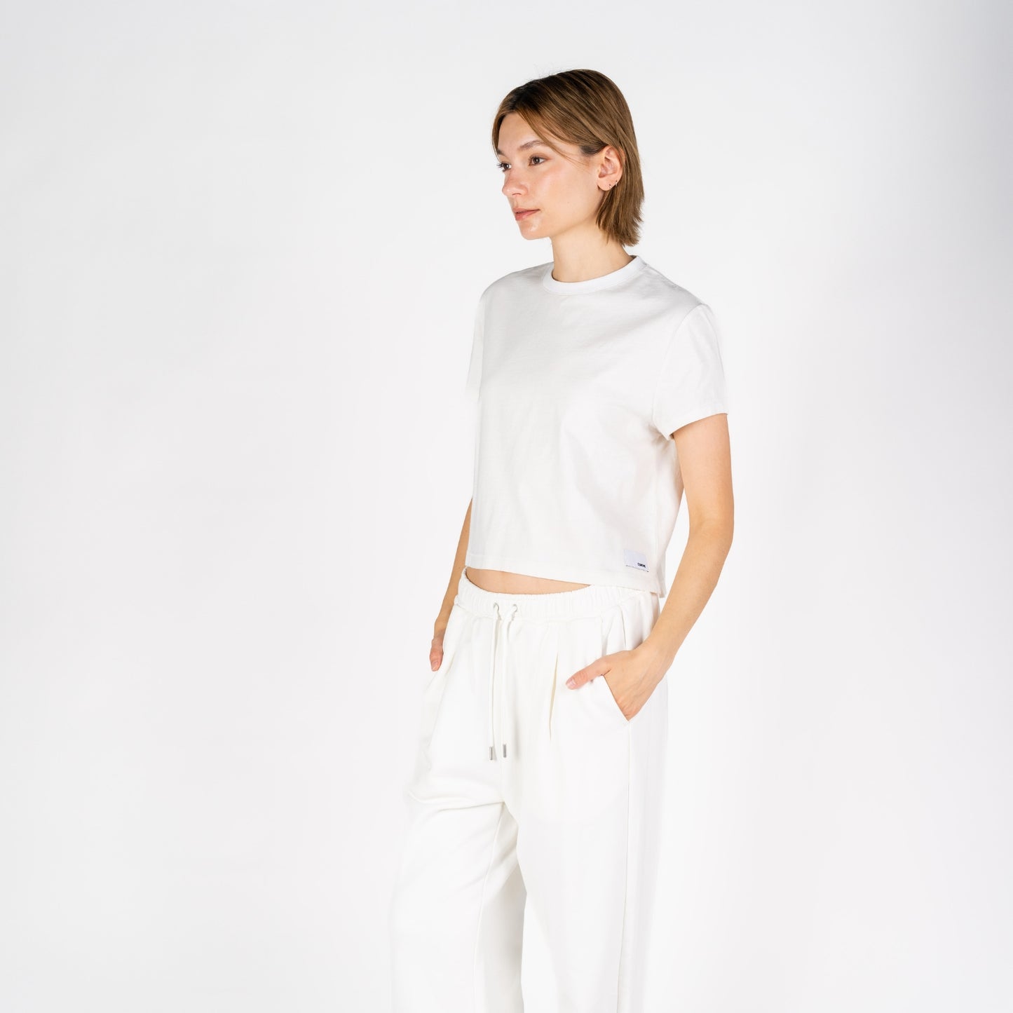 Sunset Crop | White
