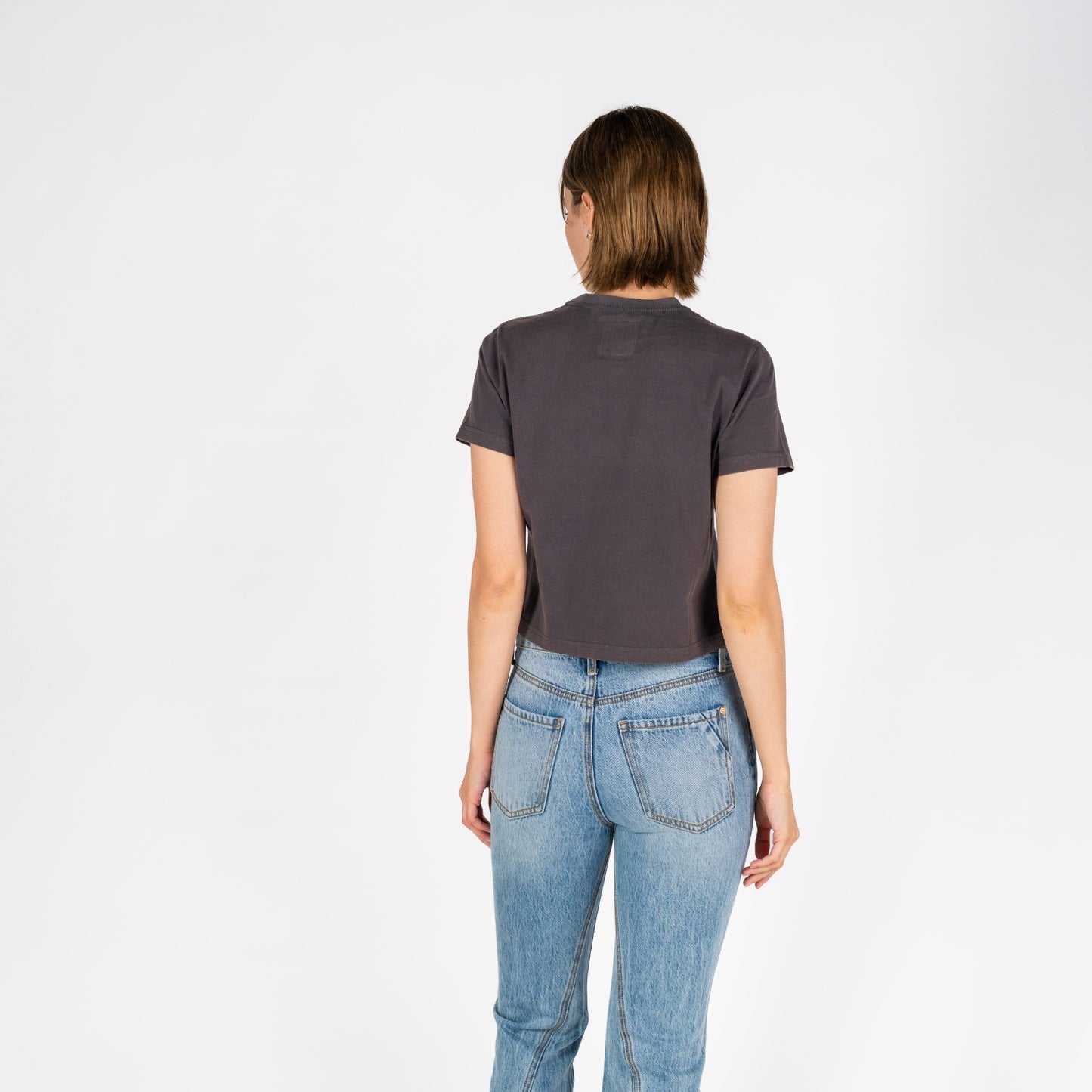 Cali Crop | Vintage Gray