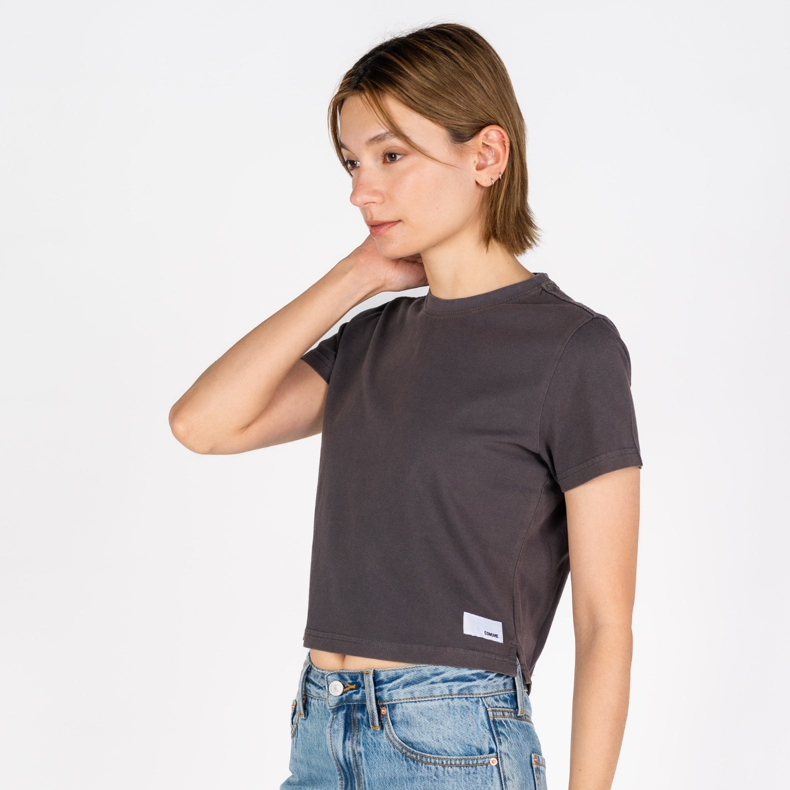 Cali Crop | Vintage Gray