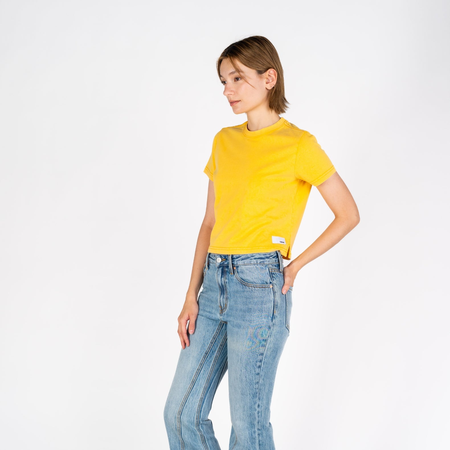 Cali Crop | Vintage Mustard