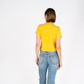 Cali Crop | Vintage Mustard