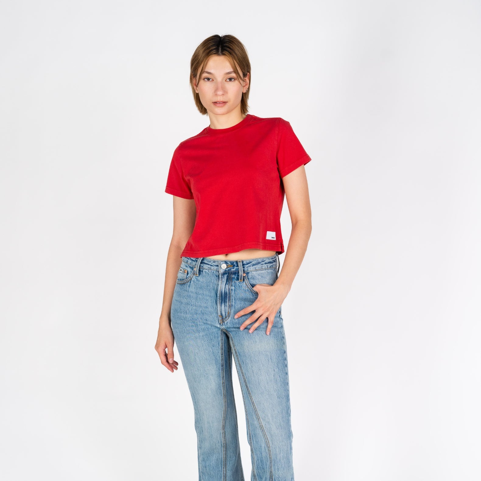 Cali Crop | Vintage Red