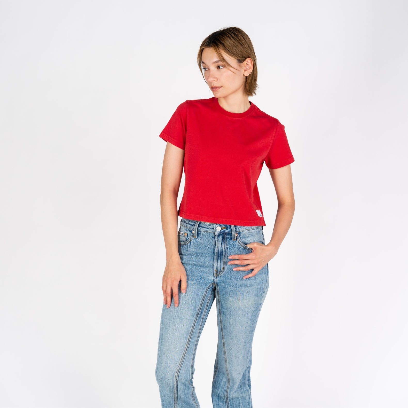 Cali Crop | Vintage Red