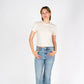 Cali Crop | Vintage White