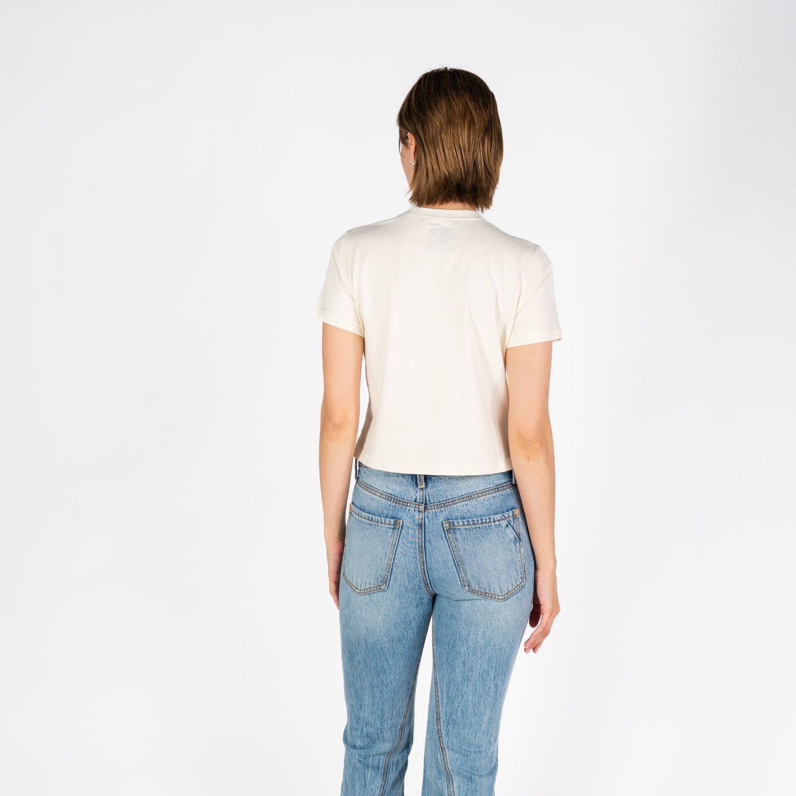 Cali Crop | Vintage White