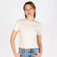 Cali Crop | Vintage White
