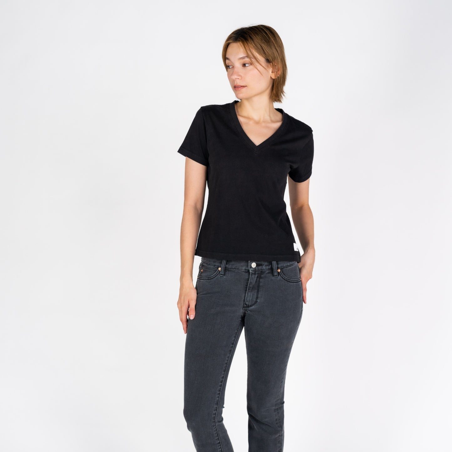 Cali V-Neck | Vintage Black