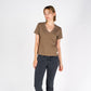 Cali V-Neck | Vintage Dark Mocha