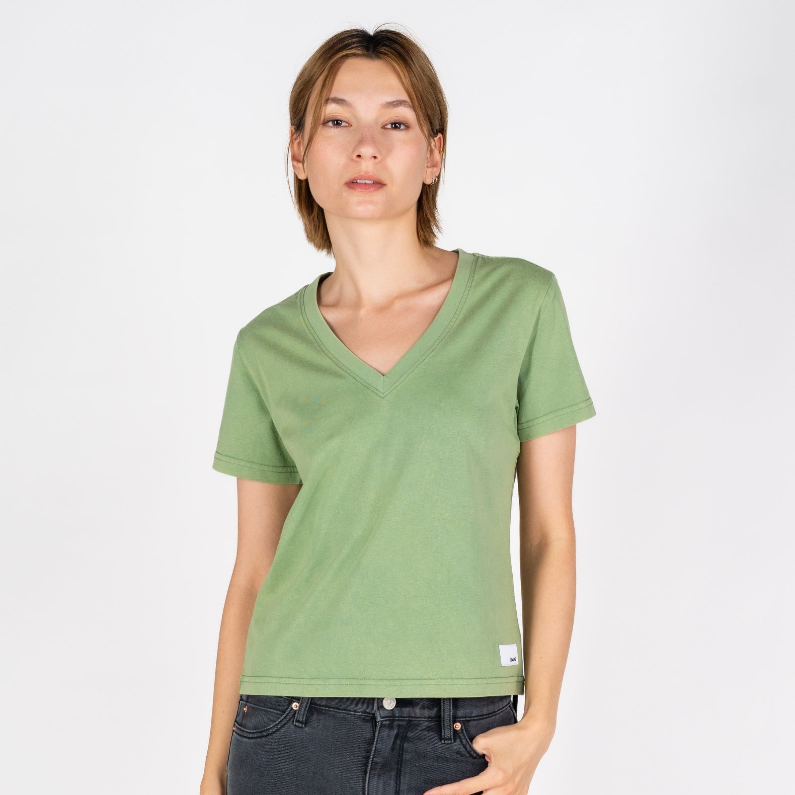 Cali V-Neck | Vintage Sage