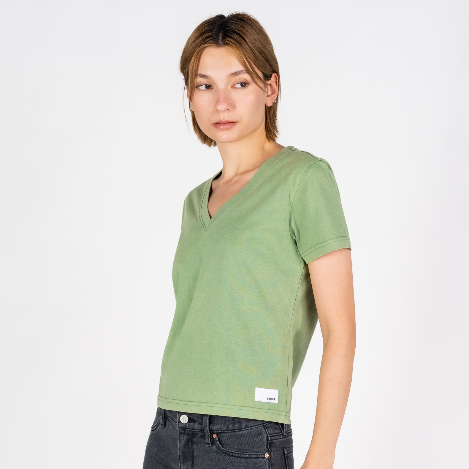 Cali V-Neck | Vintage Sage