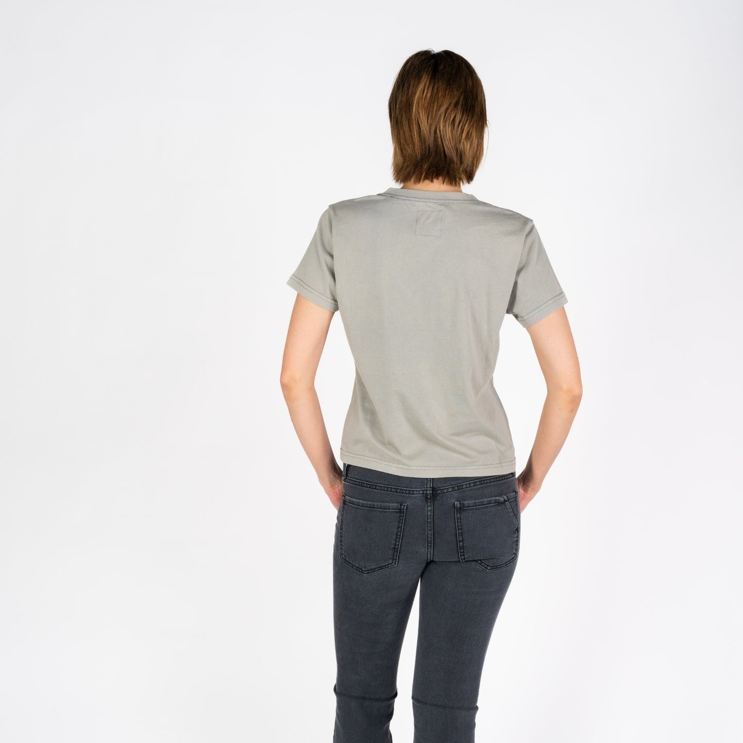 Cali V-Neck | Vintage Silver