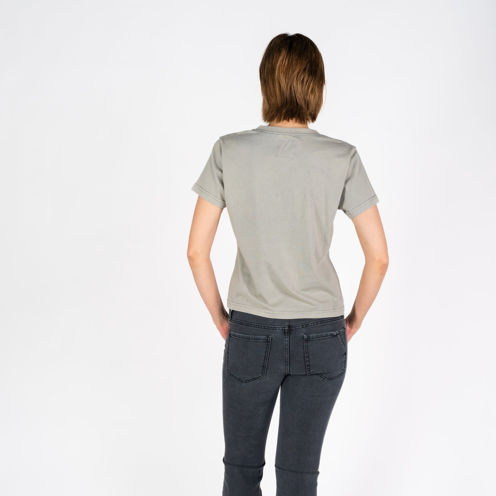 Cali V-Neck | Vintage Silver