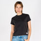 Beverly Crop | Faded Black