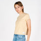 Beverly Crop | Faded Tan