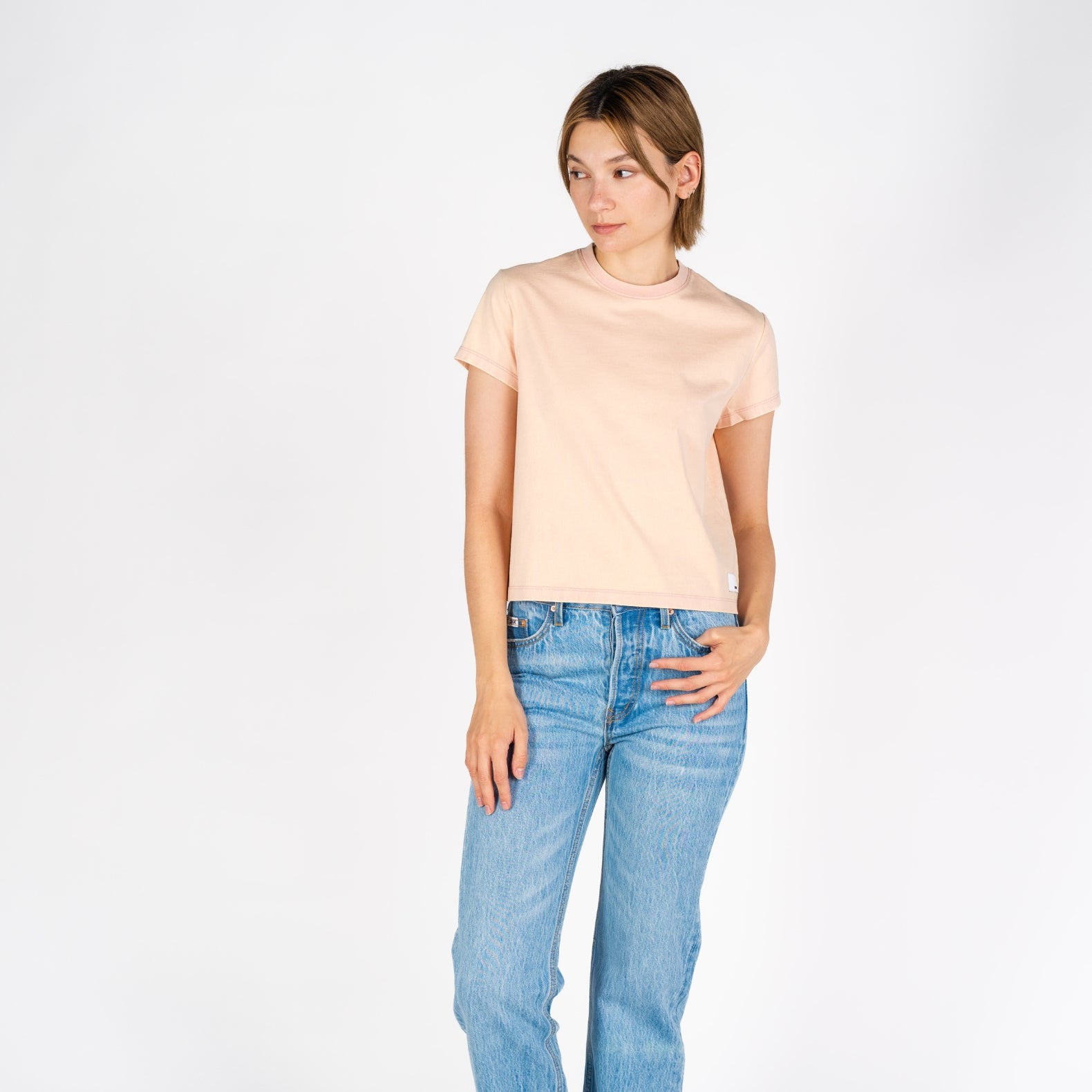 Beverly Crop | Faded Tea Rose
