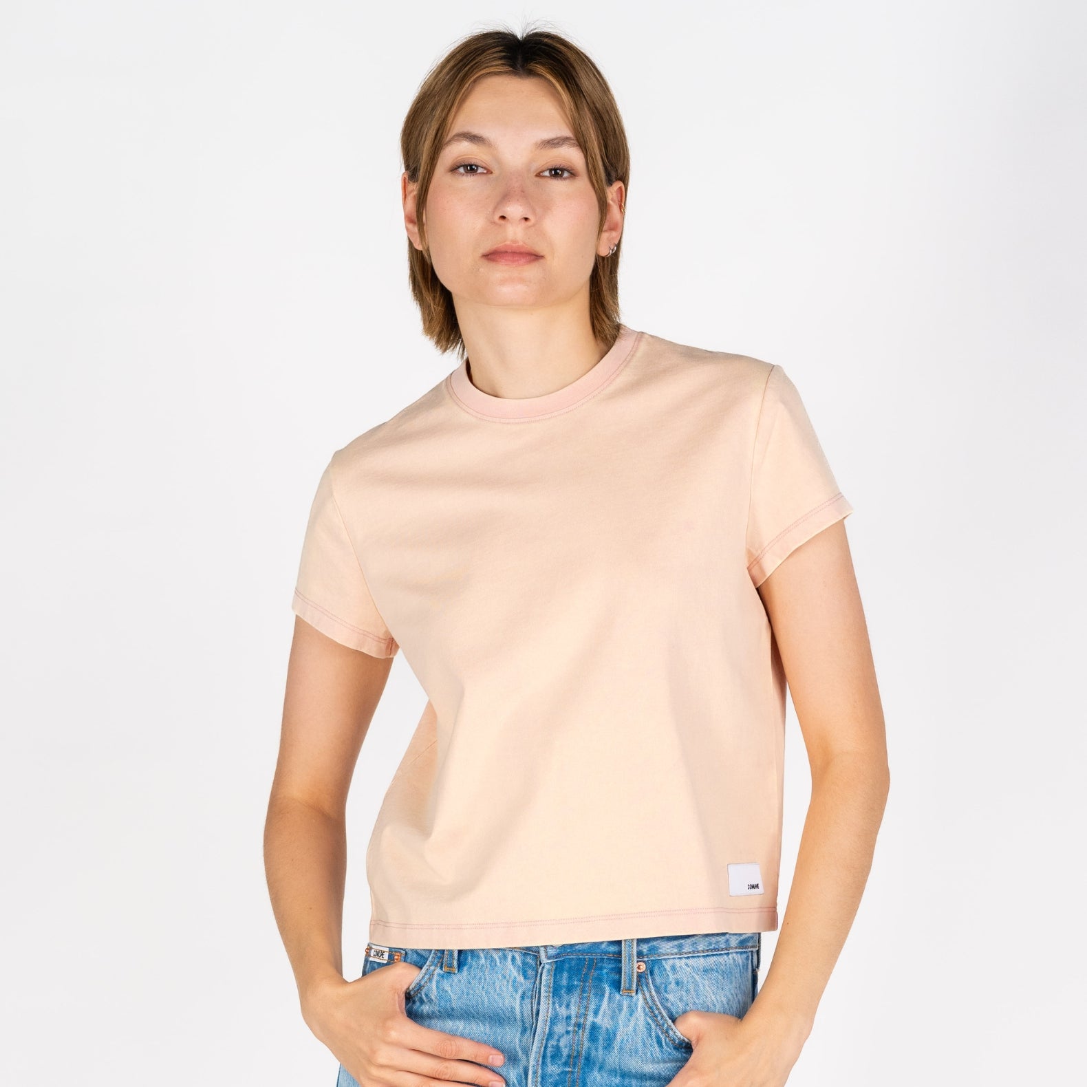 Beverly Crop | Faded Tea Rose