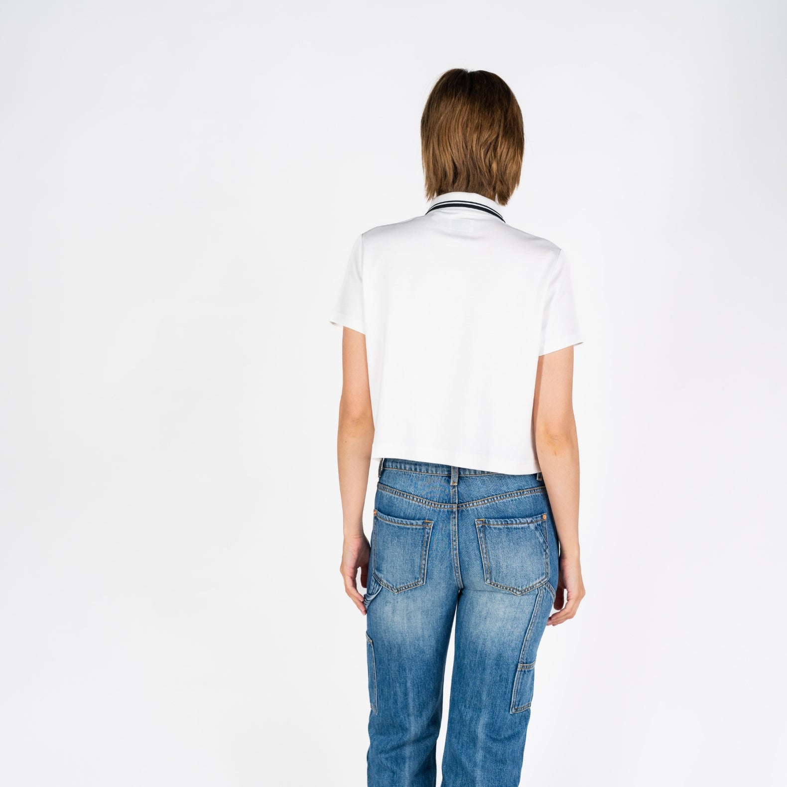 Paris Crop | White
