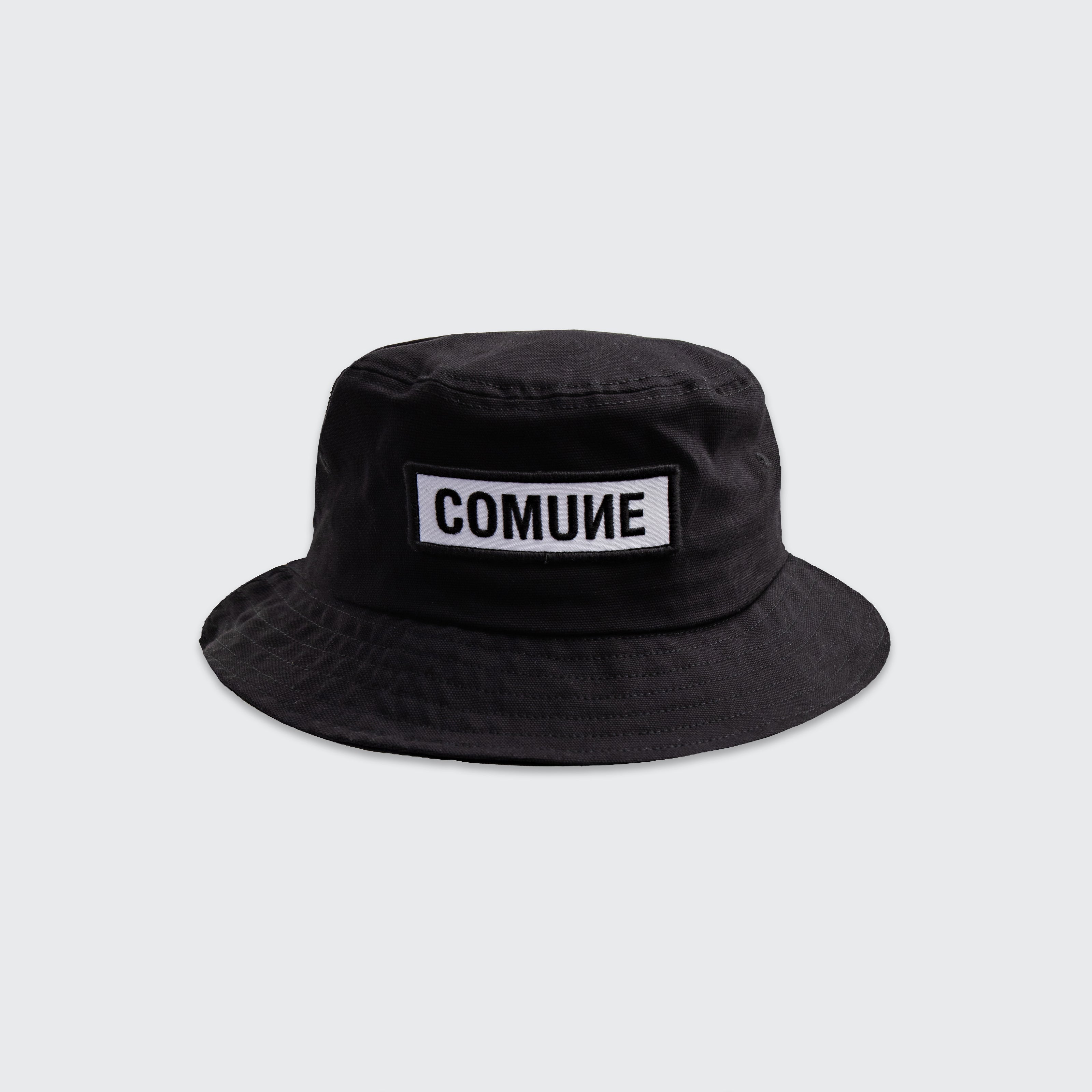 COMUNE PATCH BUCKET HAT | Black