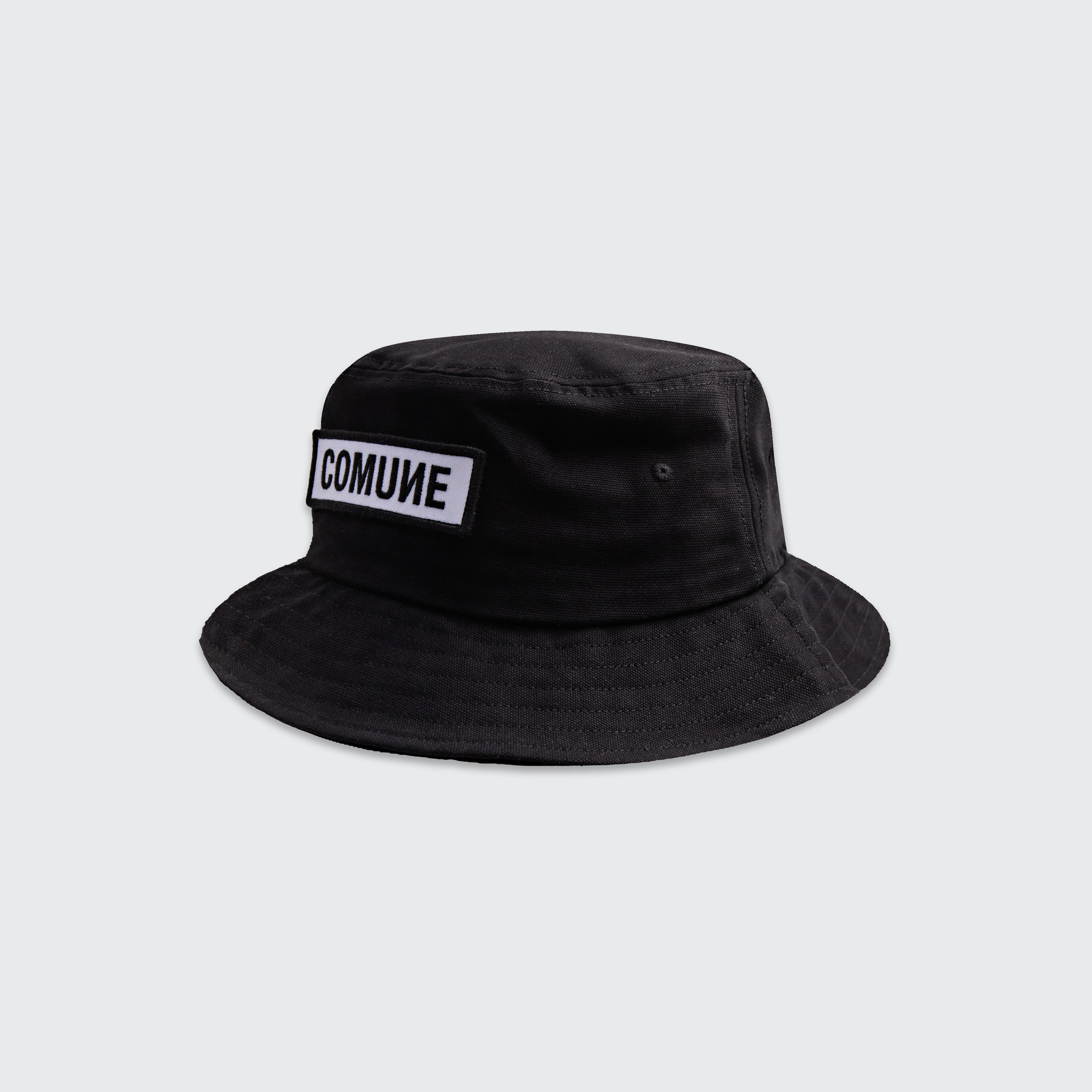 COMUNE PATCH BUCKET HAT | Black