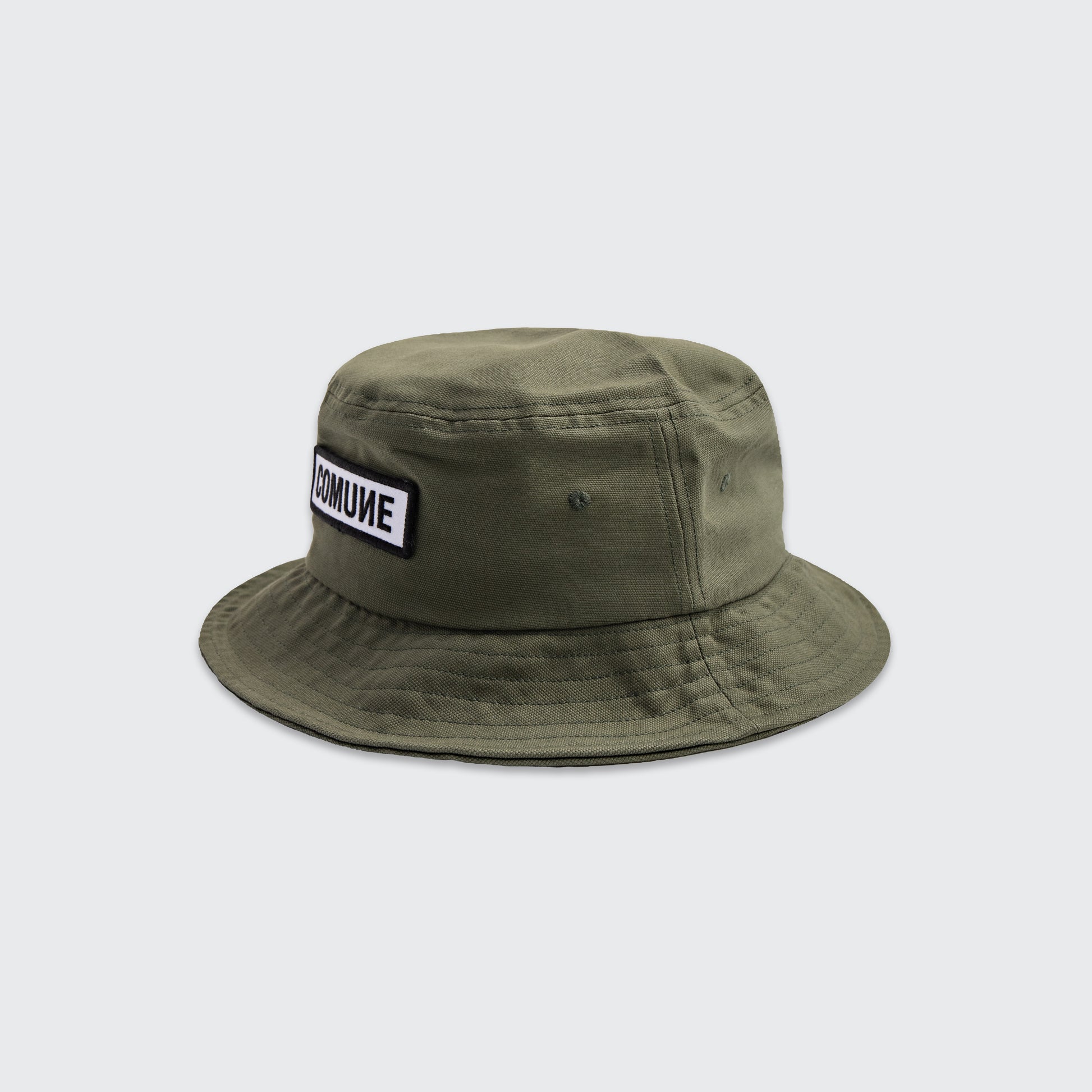 COMUNE PATCH BUCKET HAT | Army Green