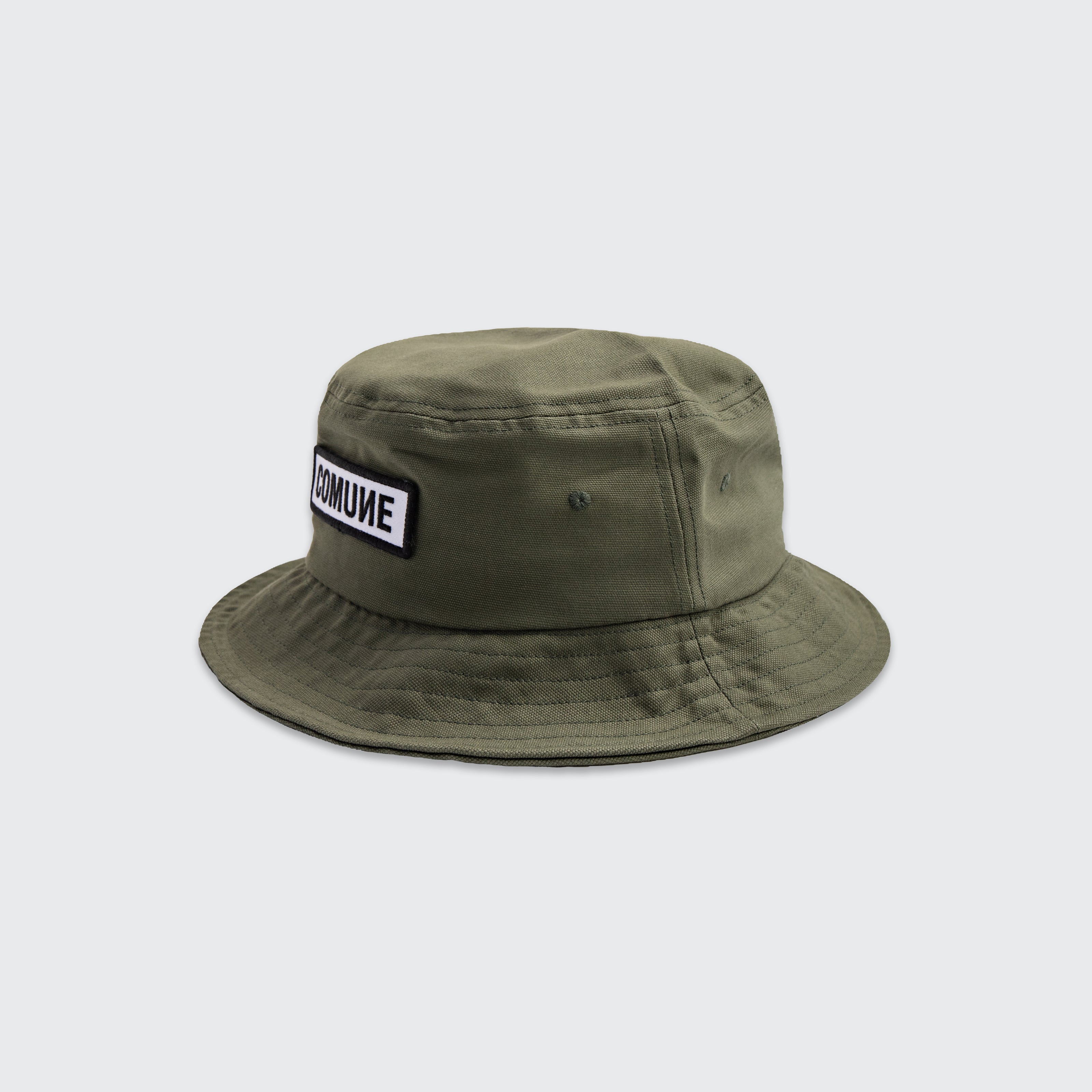 COMUNE PATCH BUCKET HAT | Army Green