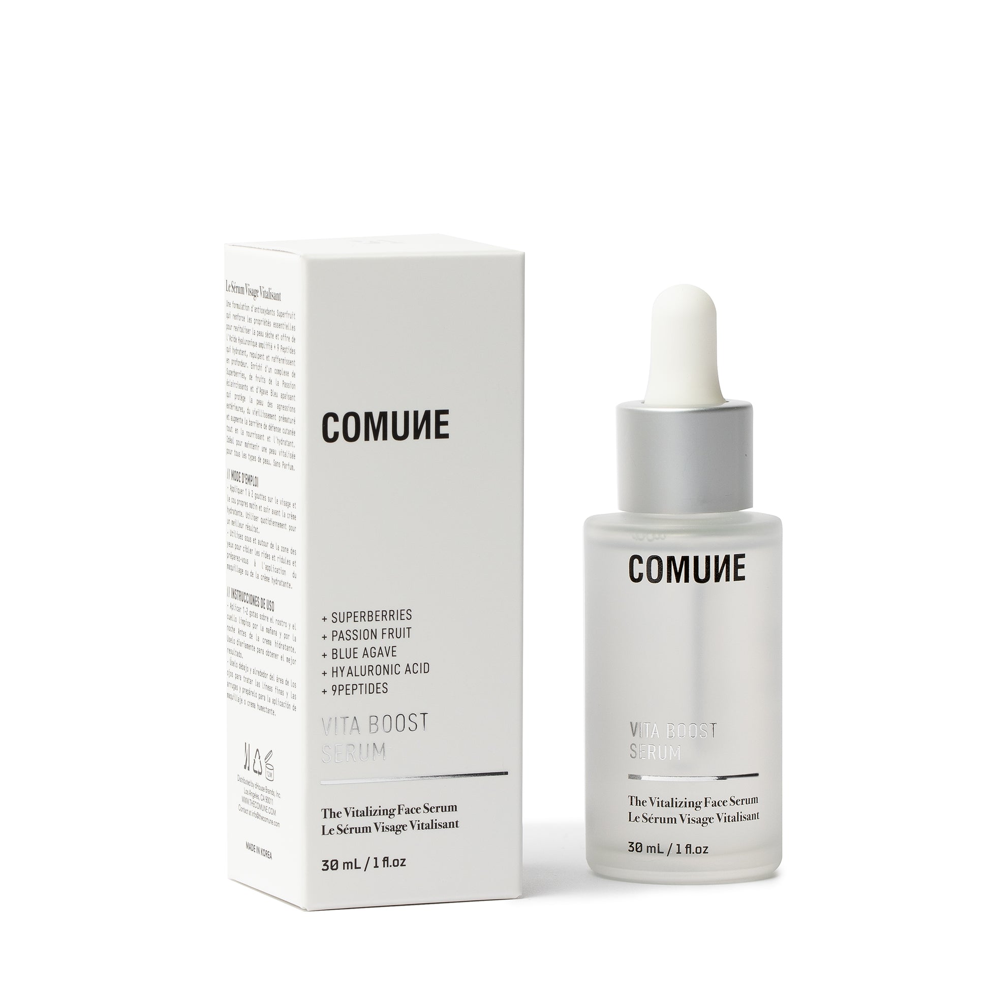 COMUNE VITA BOOST SERUM WITH BOX PACKAGING